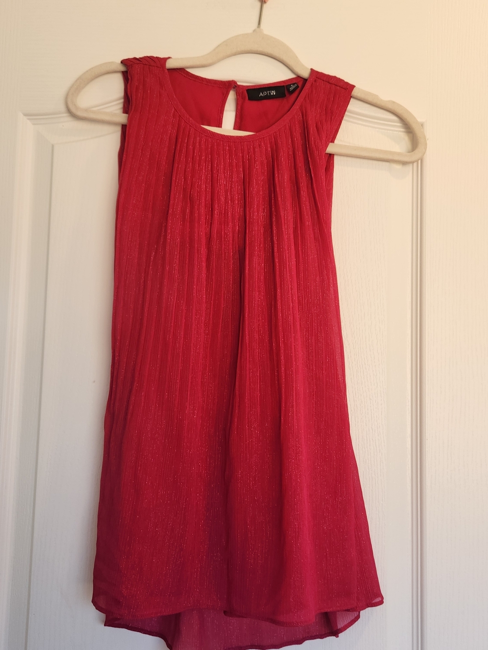 Apt. 9 Pinj Sleeveless Pleated Evening Dress S Euc